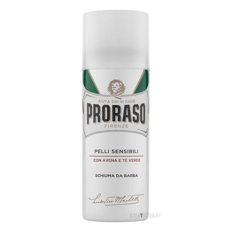 Proraso Barberskum Sensitive med Grøn Te og Havre 50 Ml