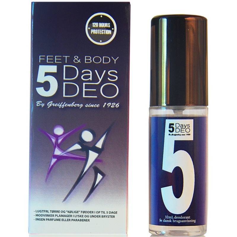5 Days Deo Feet   Body Spray 32 Ml