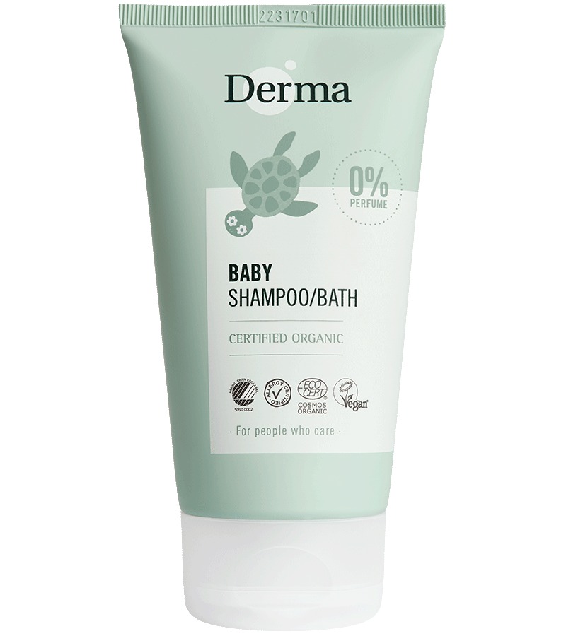 Derma Økologisk Babyshampoo - Mild og Skånsom 150 ml