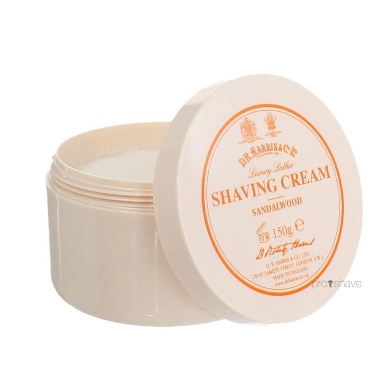 D R  Harris Luksus Sandeltræ Barbercreme  150 Gr