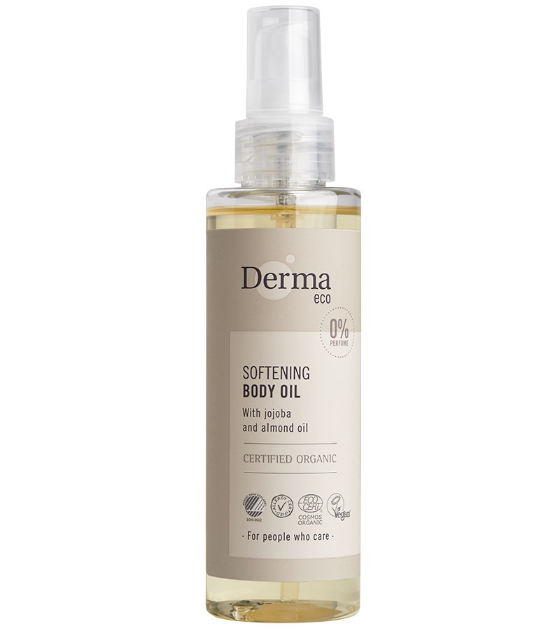 Derma Eco Kropsolie 150 Ml - Økologisk Hudpleje