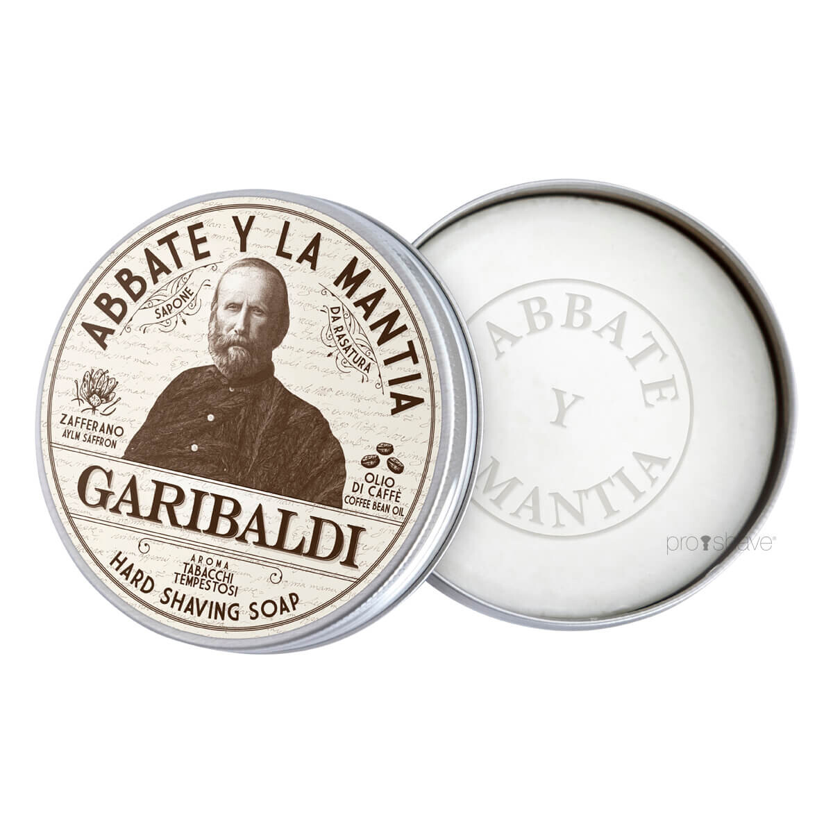 Abbate Y La Mantia Garibaldi Barbersæbe 80 Gr - Luksus Barbering