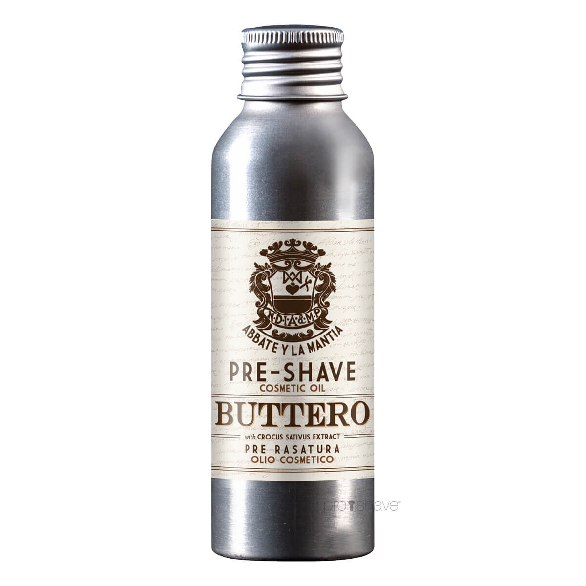 Abbate Y La Mantia Preshave Olie Buttero 100 ml - Plejeoplevelse