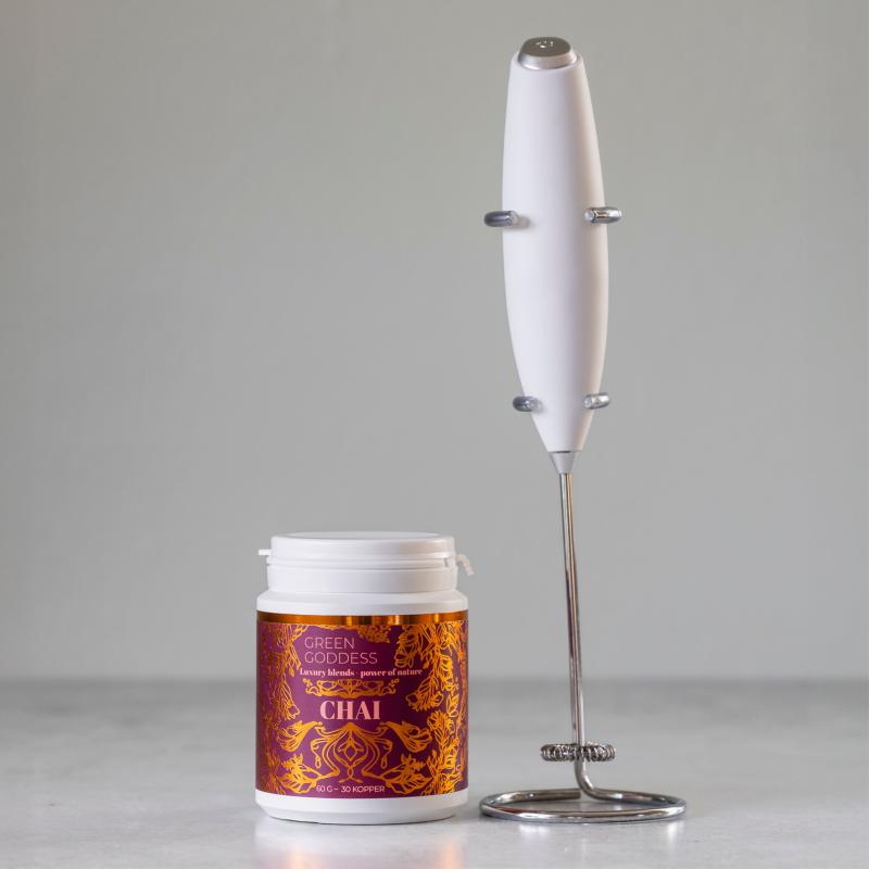 Chai Blend med Whisk - Skumfyldt lækkerhed til 60 kr.