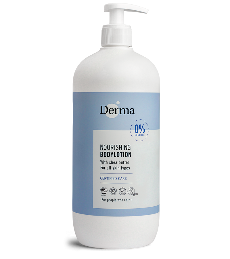 Derma Bodylotion 800 Ml - Økologisk Hudpleje til Hele Familien