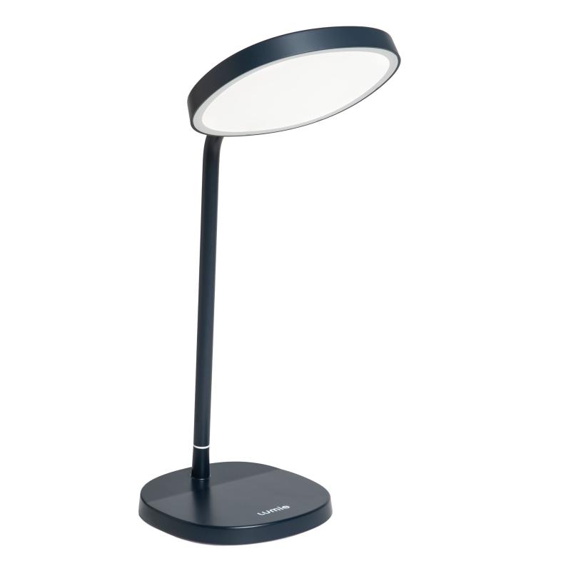 Lysterapilampe Lumie Task i Charcoal Blue - Dansk Lysterapi