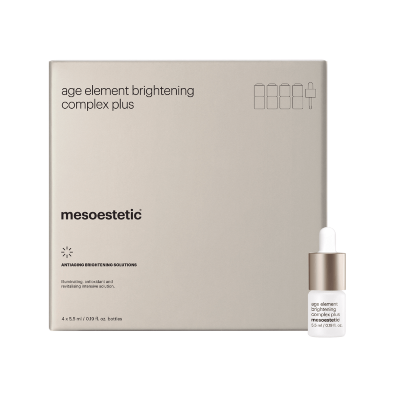Mesoestetic Age Element Brightening Complex Plus   Blegecreme   Lysnende Kur Effektiv Mod Mørke Pletter På Huden Og Pigmentforandringer   4 X 5 5 Ml