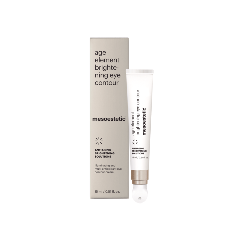 Mesoestetic Age Element Brightening Eye Contour   Effektiv Blegecreme Mod Pigmentforandringer Ved øjenkonturen   15 Ml    Reducerer Tegn På Træthed