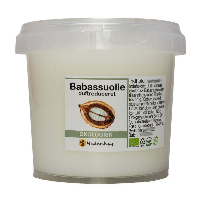 Økologisk Babassuolie - Duftreduceret, 100 Gram
