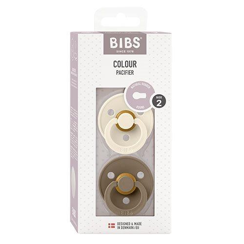 Bibs Colour Latex Size 2 Ivory Dark Oak 2 Pack 1 Pk