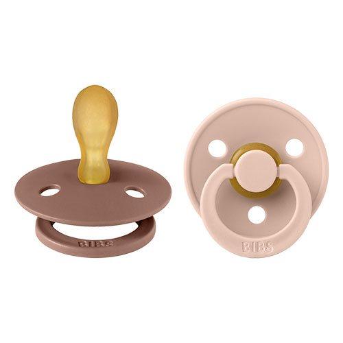 Bibs Colour Latex Size 2 Symmetrical Blush Wood Chuck 2 Pack 1 Pk