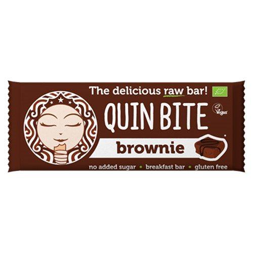 Økologisk Brownie Bar fra Quin Bite - 30 G Snack