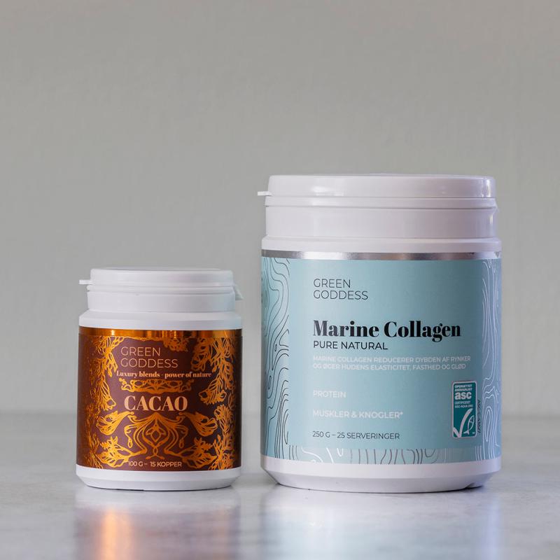 Cacao Blend med Kollagen - Naturlig Skønhedsmix
