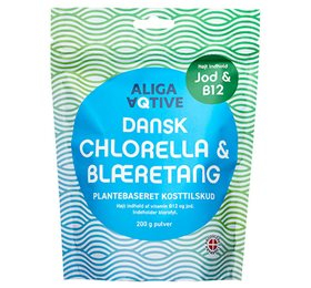 Aliga Aqtive Dansk Chlorella   Blæretang 200 G