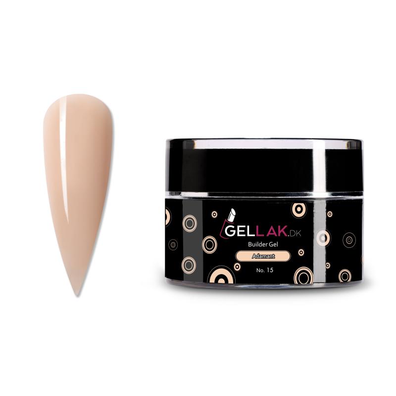 Beige Builder Gel til Negleopbygning - Adamant No 15