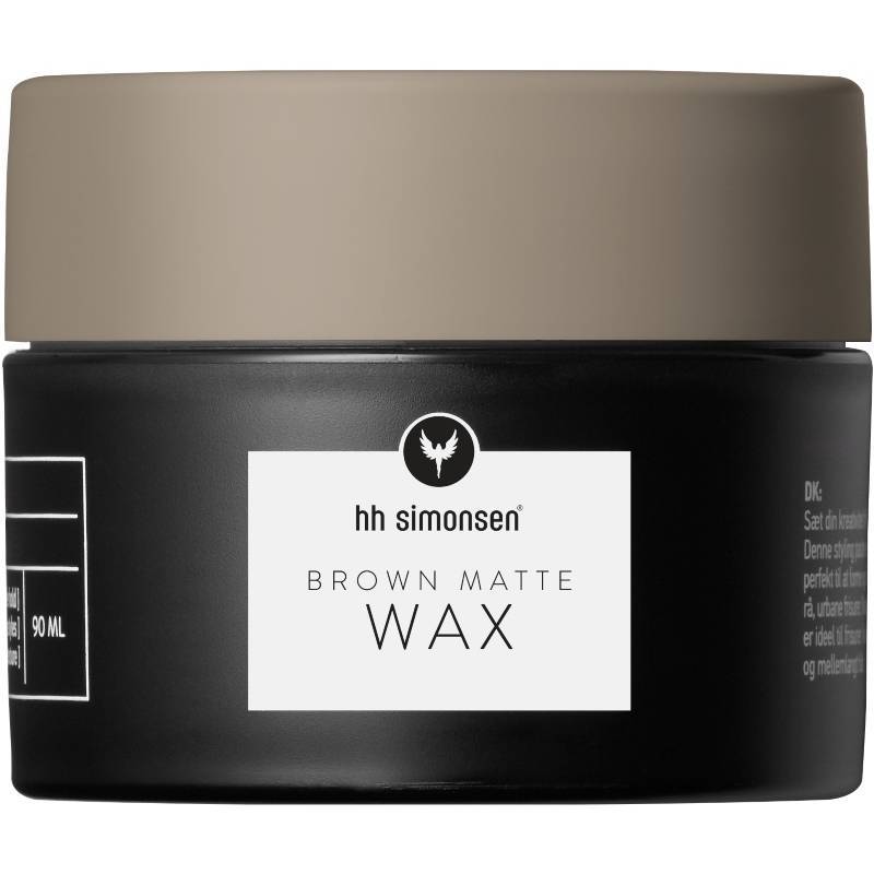 Hh Simonsen Brown Matte Wax - Holdbar Voks til Frisuren
