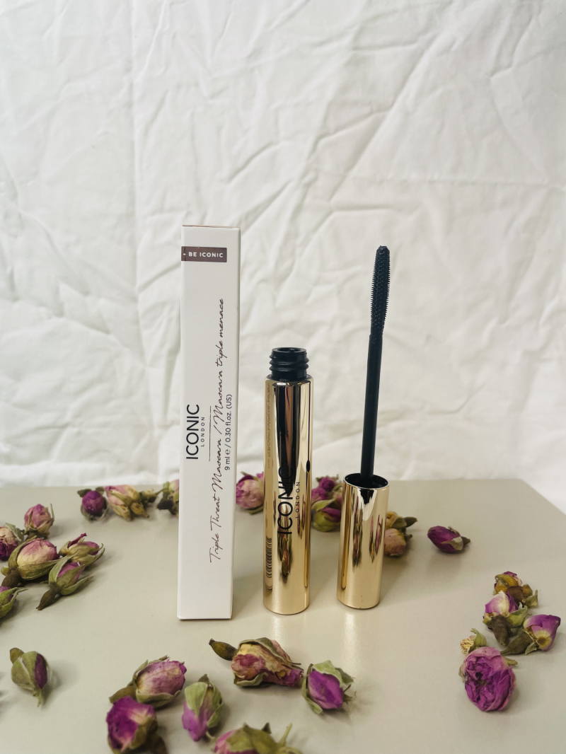 Iconic London Triple Threat Mascara - Dyb Sort Skønhed