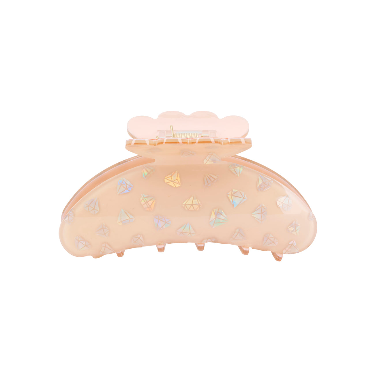 Asta Hårklemme  Beige M  Diamant Motiv   Hos Frisøren   Baronen