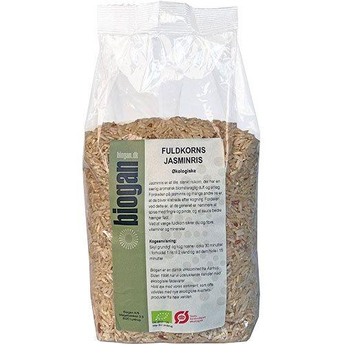 Biogan Økologiske Jasminris Fuldkorn 1 Kg - Aromatiske Ris