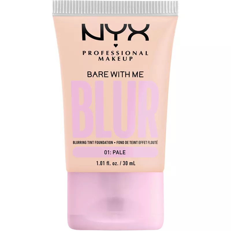 Nyx Prof  Makeup Bare With Me Blur Tint Foundation 30 Ml   01 Pale