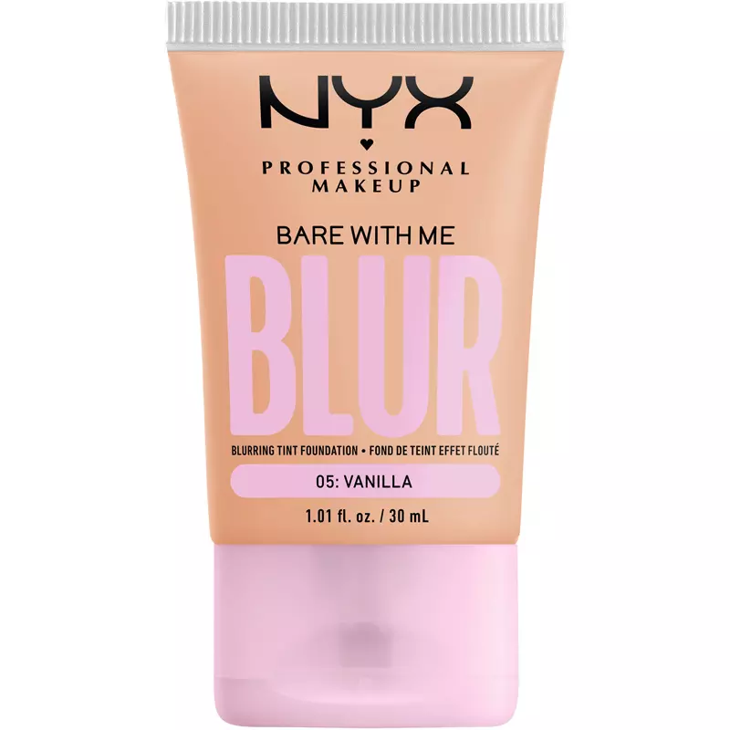 Nyx Prof  Makeup Bare With Me Blur Tint Foundation 30 Ml   05 Vanilla