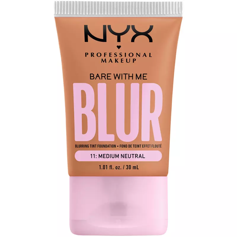 Nyx Prof  Makeup Bare With Me Blur Tint Foundation 30 Ml   11 Medium Neutral