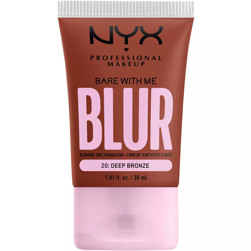 Nyx Prof  Makeup Bare With Me Blur Tint Foundation 30 Ml   20 Deep Bronze