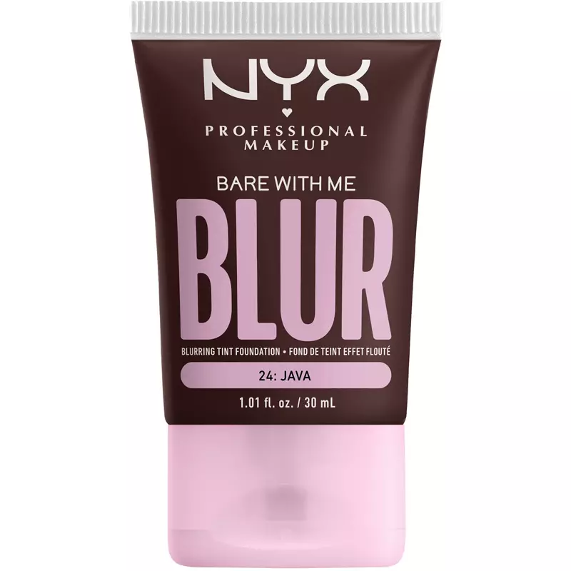 Nyx Prof  Makeup Bare With Me Blur Tint Foundation 30 Ml   24 Java