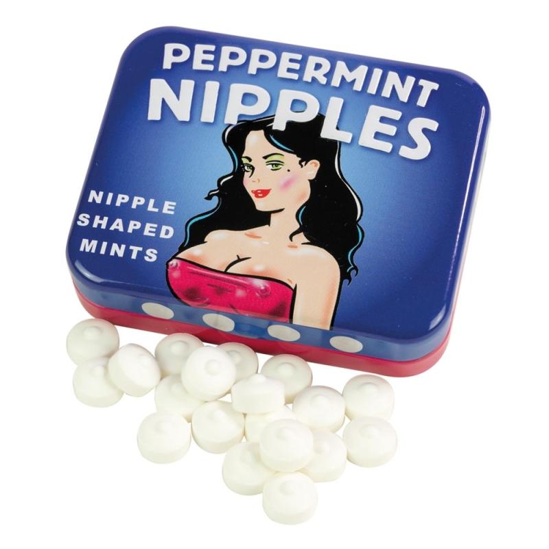 Mintpastiller - Brystvorte Edition til sjove stunder!