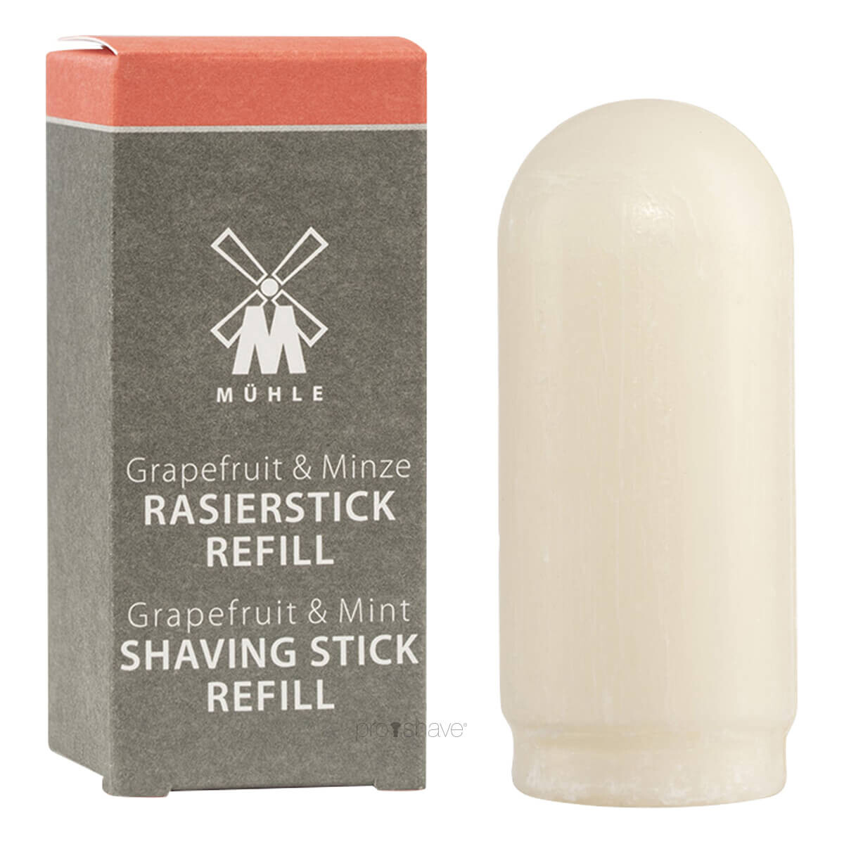 M? Hle Barbersæbe  Shavestick Refill  Grapefrugt   Mint  37 Gr