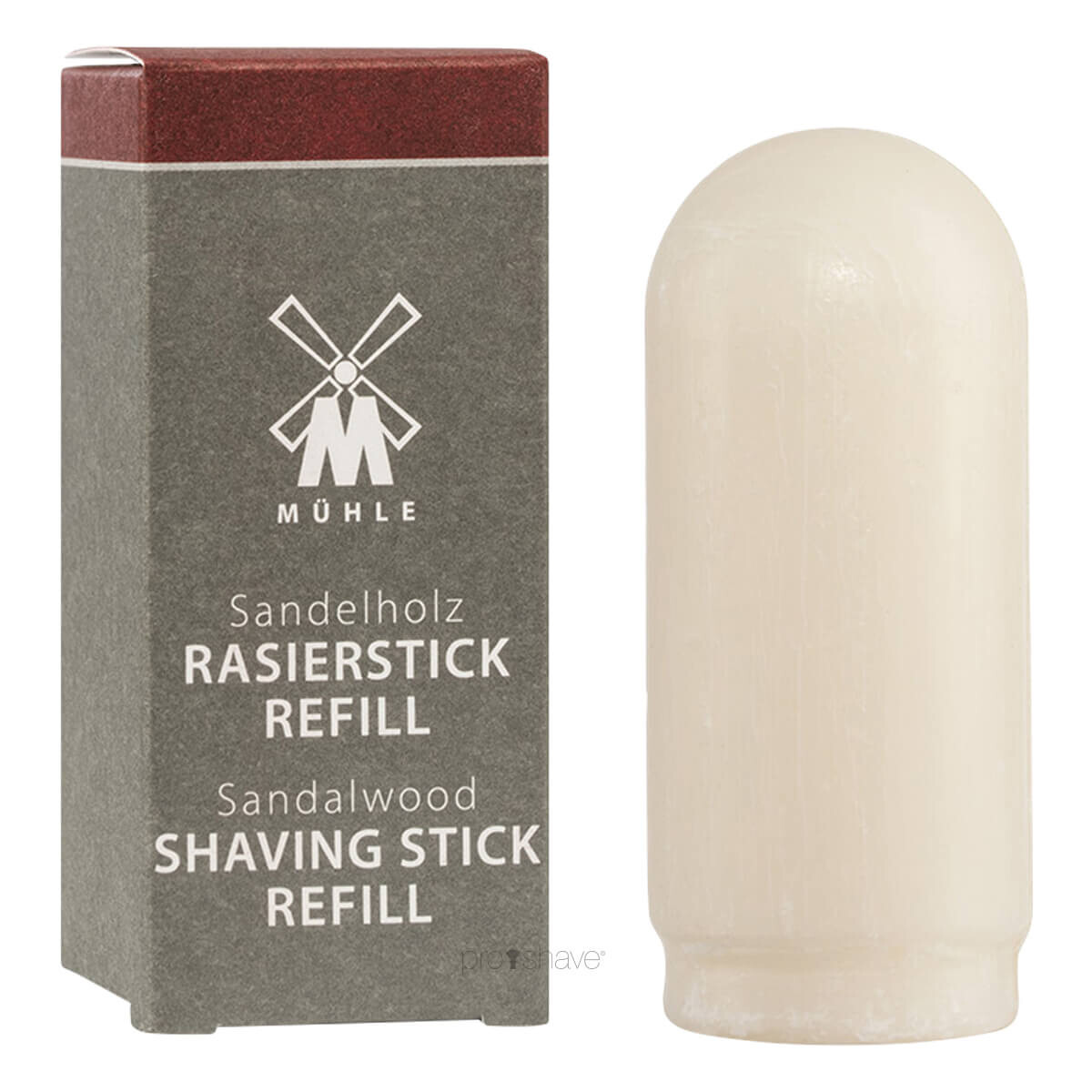 M? Hle Barbersæbe  Shavestick Refill  Sandeltræ  37 Gr