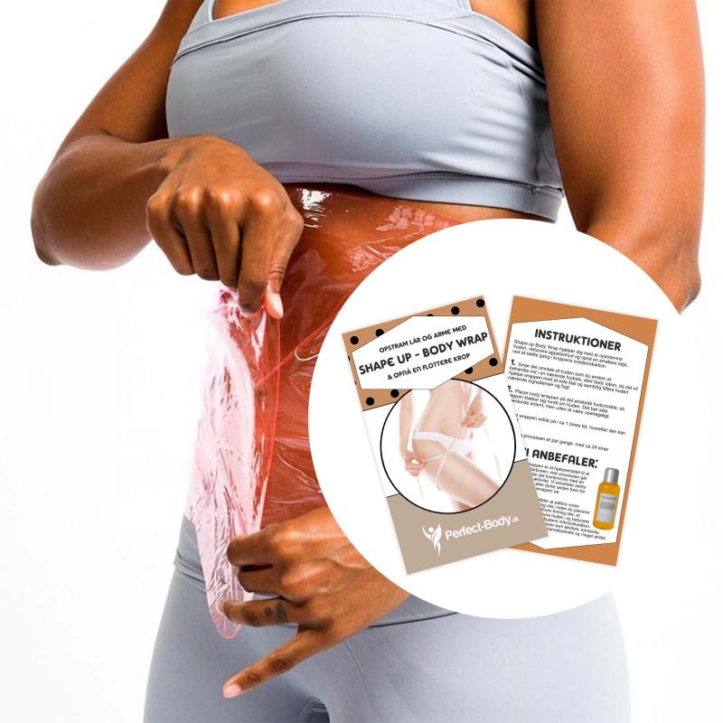 Shape Up Body Wrap   Slip Af Med Appelsinhud   Stor   Til Maven