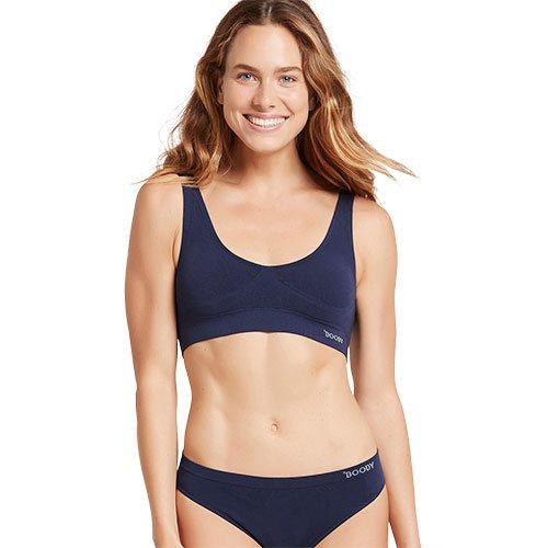 Boody Shaper Crop Bra i Navy - Komfortabel BH uden gener