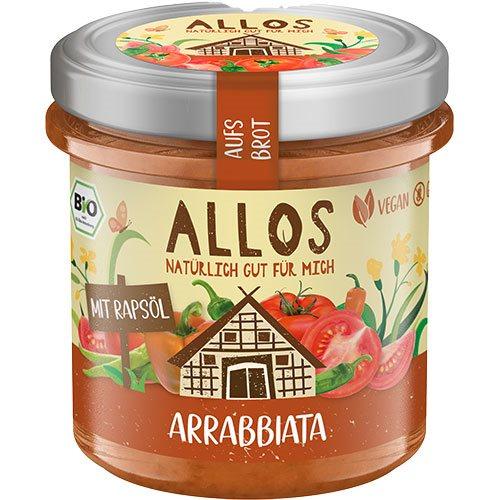 Allos Vegansk Smørepålæg Arrabbiata 140 G - Krydret Smag