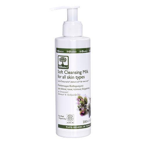 Bioselect Blød Rensemælk til Alle Hudtyper - 200 Ml