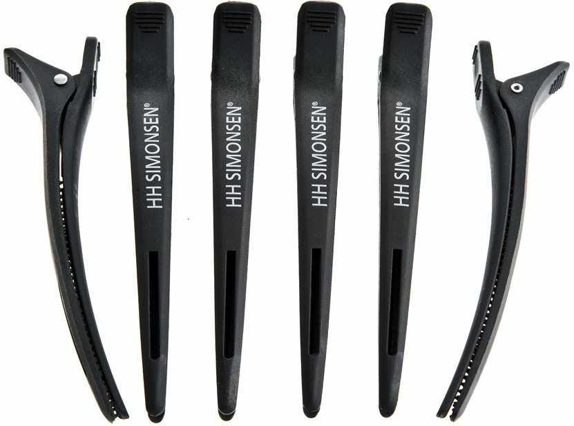 Hh Simonsen Carbon Clips 6 Pieces   Black