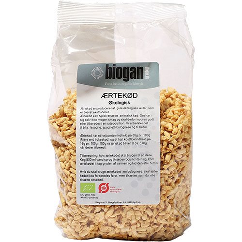 Biogan ærtekød økologisk   250 G