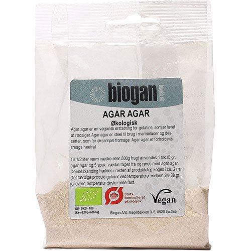 Biogan Agar Agar Pulver økologisk   30 G