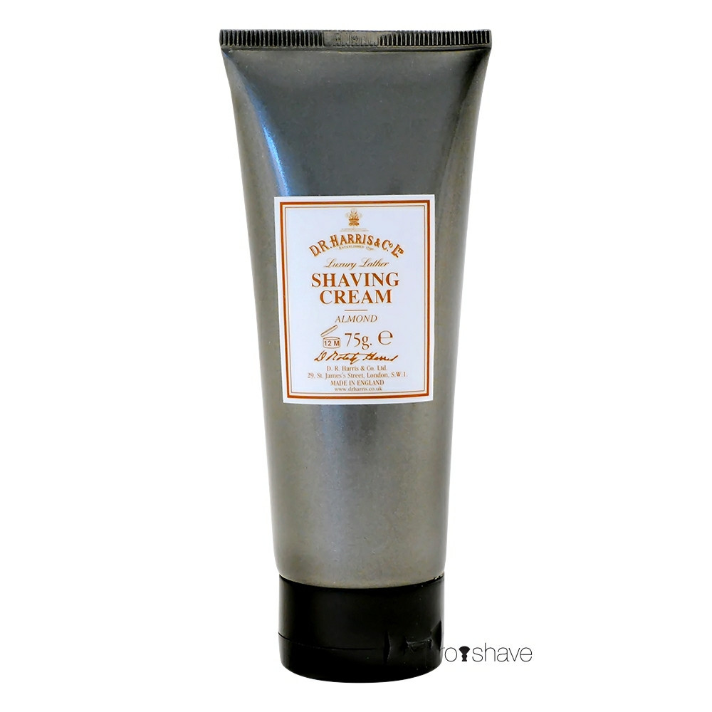 D R  Harris Mandel Barbercreme På Tube  75 Gr