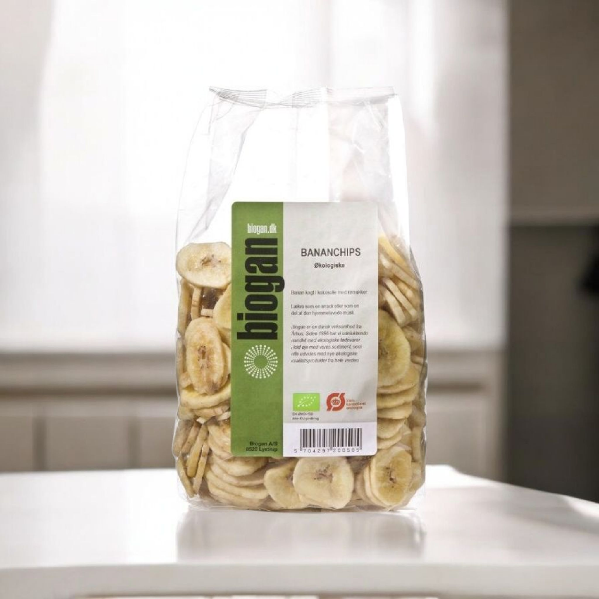 Biogan   økologiske Bananchips