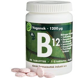 Dfi B12 1200 mcg - 90 tabletter til skønhed og velvære