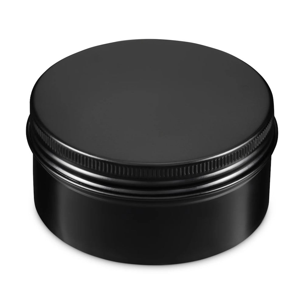 250 Ml  Sort Aluminium Bøtte