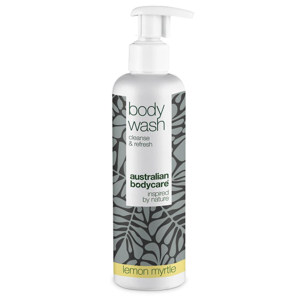 250 Ml Body Wash Lemon Myrtle ?  Effektiv Showergel Mod Bumser  Hudorme Og Urenheder Med Frisk Citrusduft