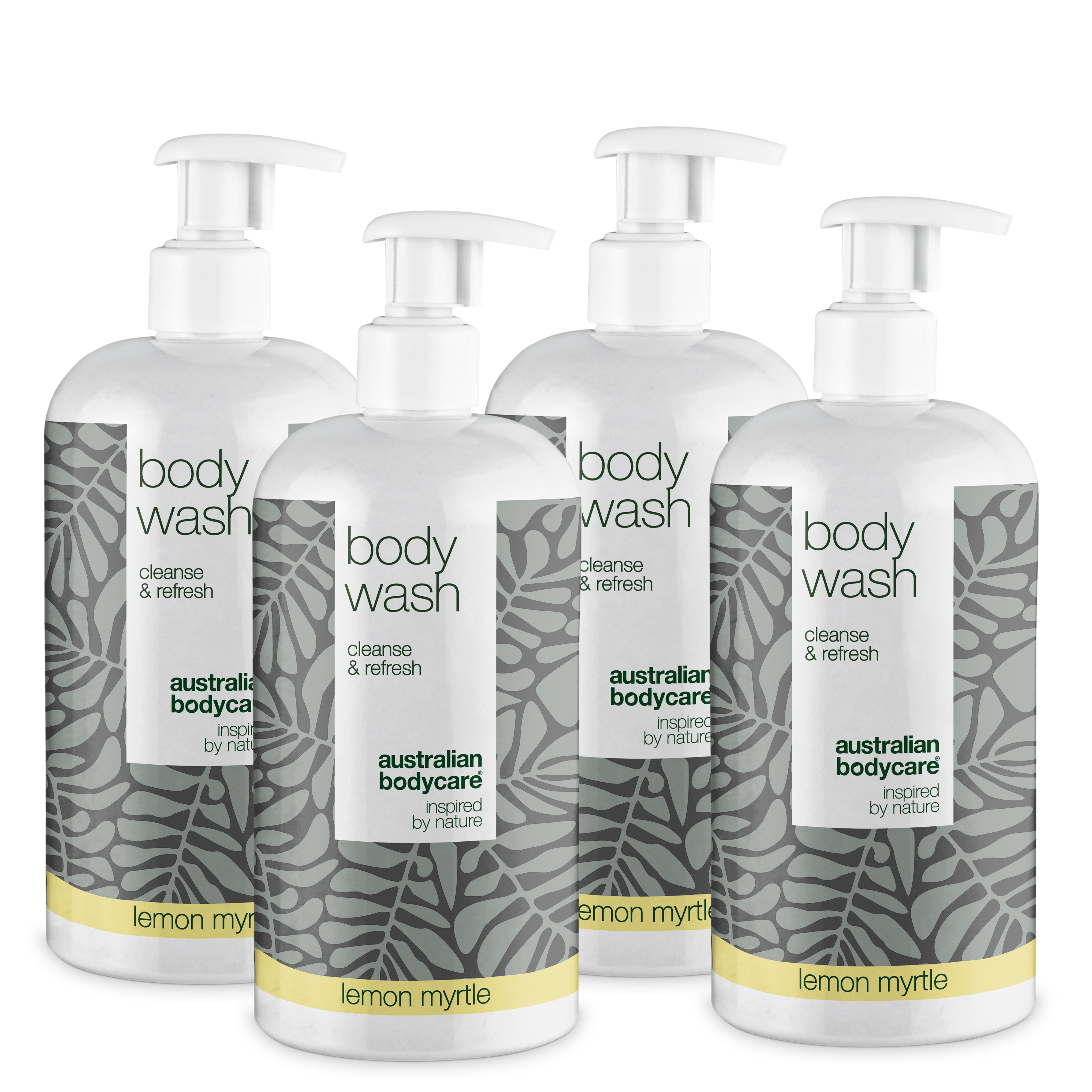 4 For 3 Tea Tree Body Wash 500 Ml Lemon Myrtle   Pakketilbud ?  Pakketilbud Med 4 Body Wash  500 Ml : Tea Tree Oil Lemon Myrtle