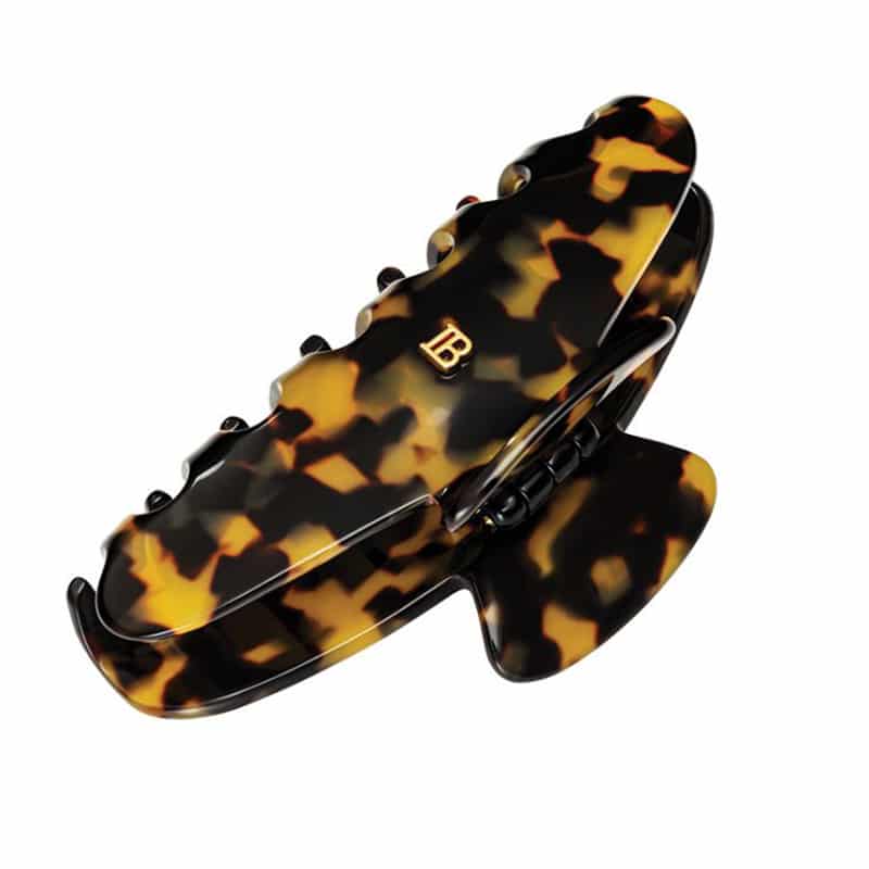 Balmain Cellulose Acetate Pince ?  Cheveux Large Tortoise Shell