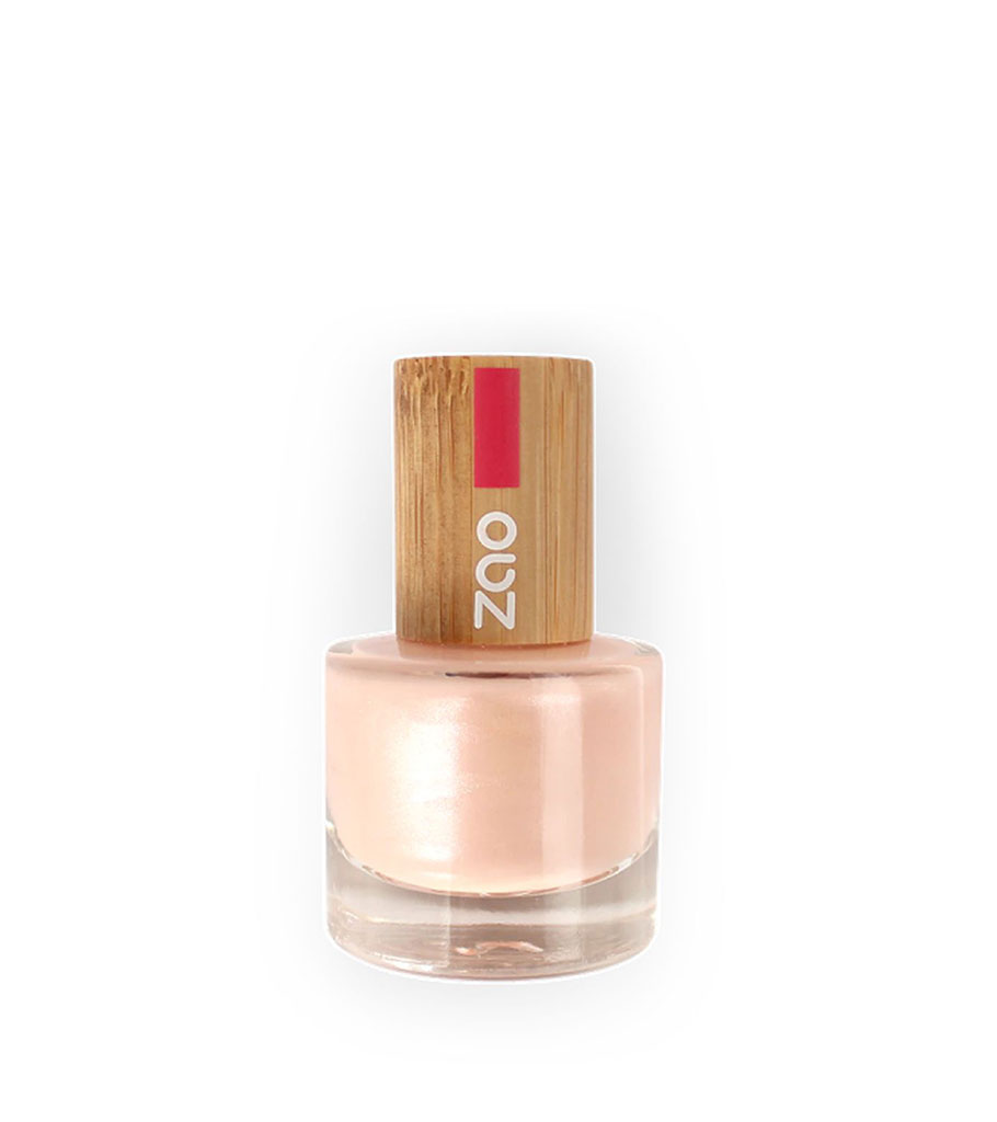 Zao  Naturlig Neglelak 672 Ballerina Pink  8 Ml