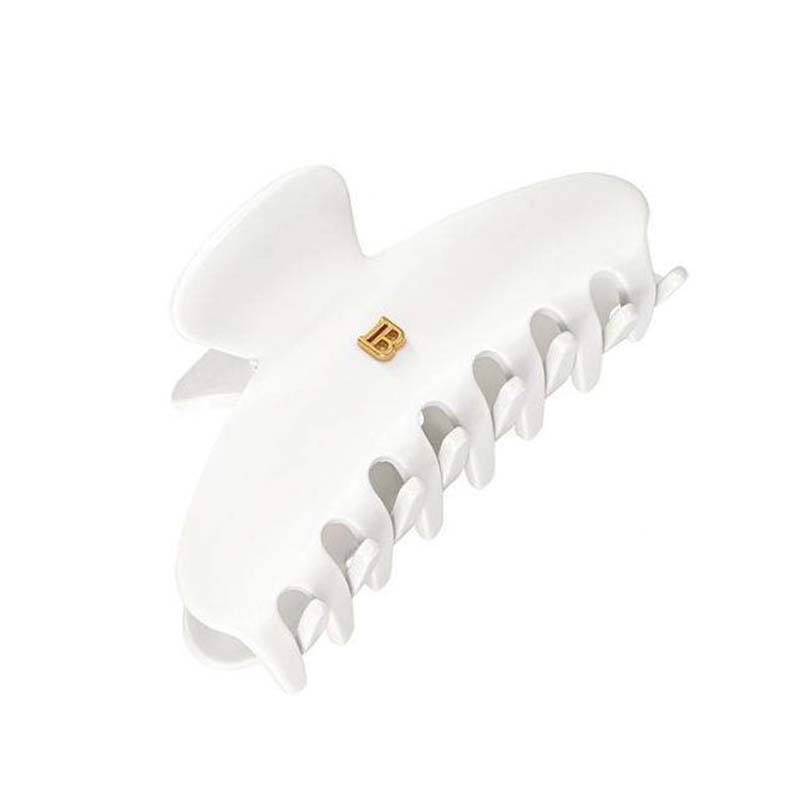 Balmain Cellulose Acetate Pince ?  Cheveux Medium White