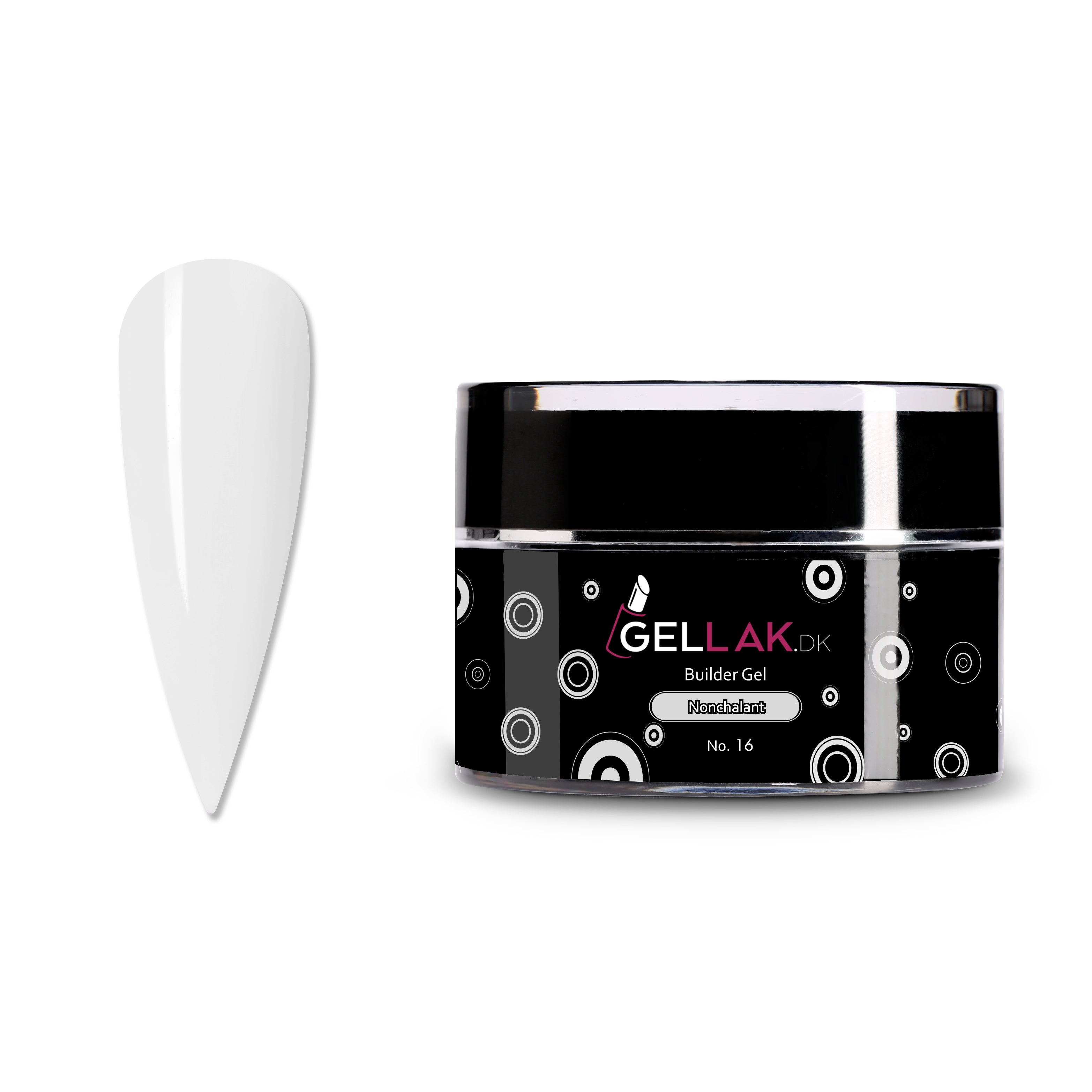 Builder Gel Råhvid   Til Opbygning Af Negle   Nonchalant No  16