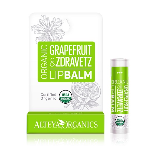 Alteya Organics   Grapefruit Zdravetz Lip Balm