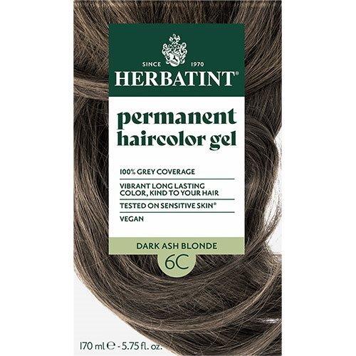 Herbatint 6c Hårfarve Dark Ash Blonde   170 Ml